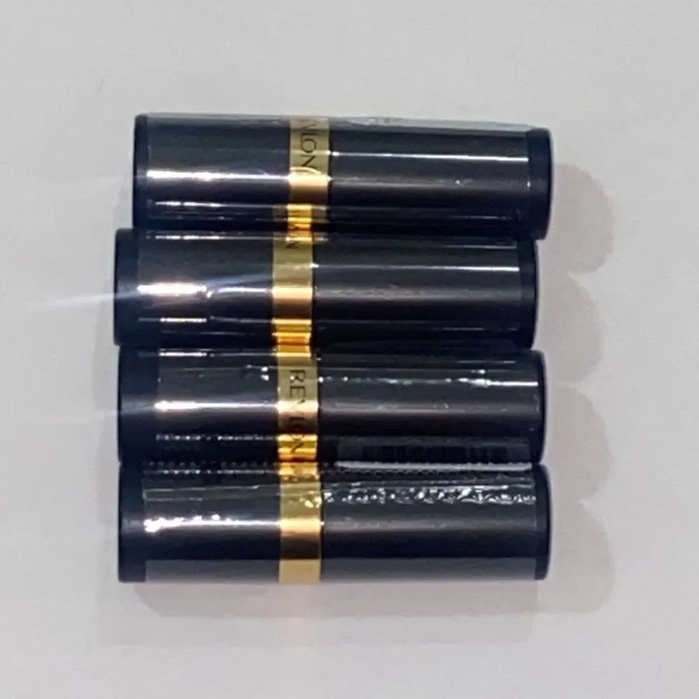 Revlon Matte Lipstick Set 4 Dark Night, Purple Aura, Superstar Brown, Power Move